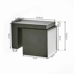 hofstein Applique murale d'extérieur Swanek LED Anthracite, 1 lumière* Lampes Modernes
