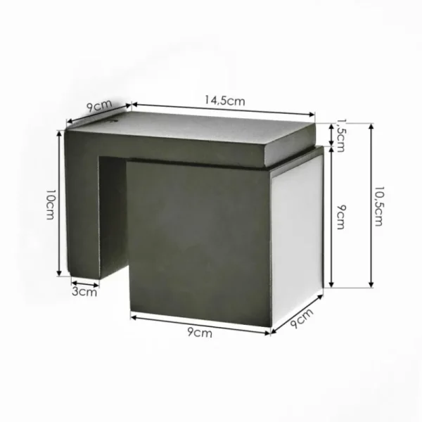 hofstein Applique murale d'extérieur Swanek LED Anthracite, 1 lumière* Lampes Modernes