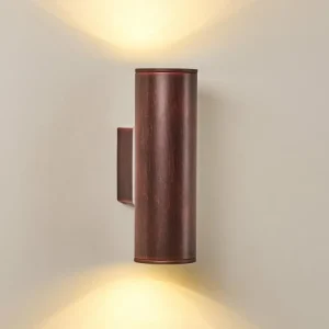 hofstein Applique murale d'extérieur Brachy LED Rouge, Noir, 2 lumières* Lampes Modernes