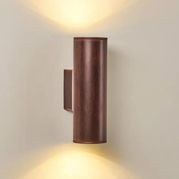 hofstein Applique murale d'extérieur Brachy LED Rouge, Noir, 2 lumières* Lampes Modernes