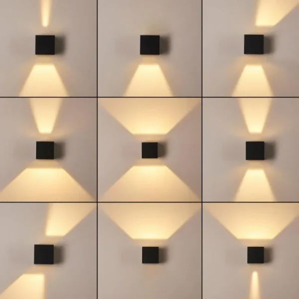 hofstein Applique murale d'extérieur Fauderup LED Anthracite, 2 lumières* Lampes Modernes