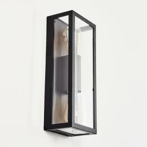 hofstein Applique murale d'extérieur Caudry Noir, 2 lumières* Lampes Modernes