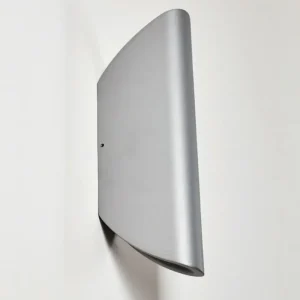 hofstein Applique murale d'extérieur Gatunga LED Argenté, 2 lumières* Lampes Modernes