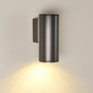 hofstein Applique murale d'extérieur Brachy LED Noir, 2 lumières* Lampes Modernes