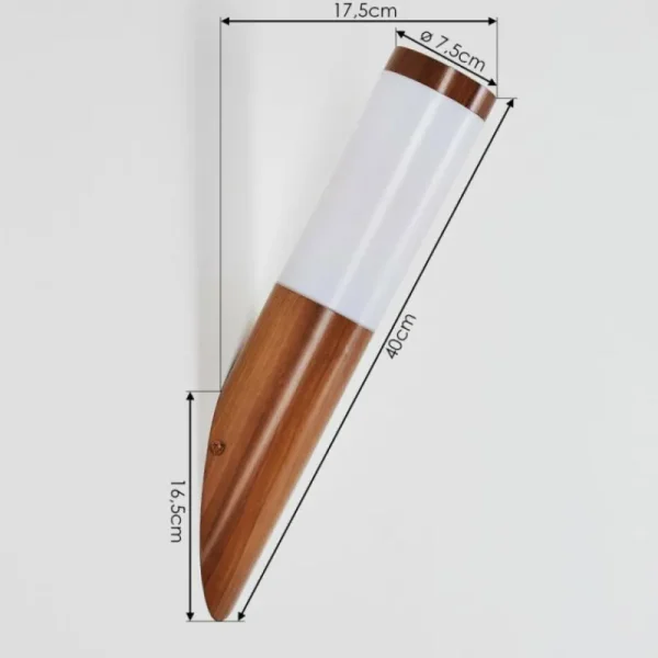 hofstein Applique murale d'extérieur Gaborone Couleur bois, 1 lumière* Lampes Modernes