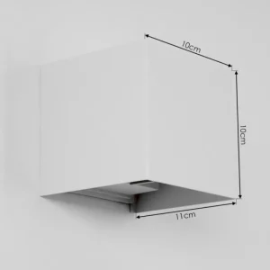 hofstein Applique murale d'extérieur Everton LED Blanc, 2 lumières* Lampes Modernes