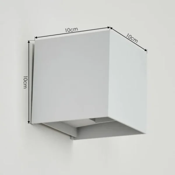 hofstein Applique murale d'extérieur Pyalong LED Blanc, 1 lumière* Lampes Modernes
