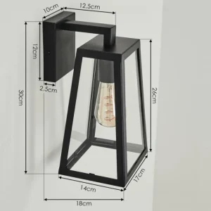 hofstein Applique murale d'extérieur Marobo Noir, 1 lumière* Lampes Modernes