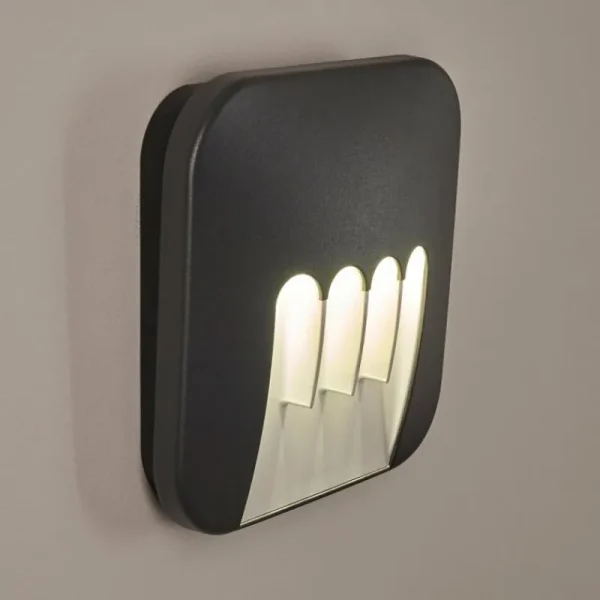 hofstein Applique murale d'extérieur Silvso LED Anthracite, 4 lumières* Lampes Modernes