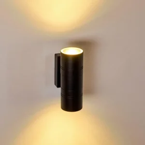 hofstein Applique murale d'extérieur Froslev LED Noir, 2 lumières* Lampes Modernes
