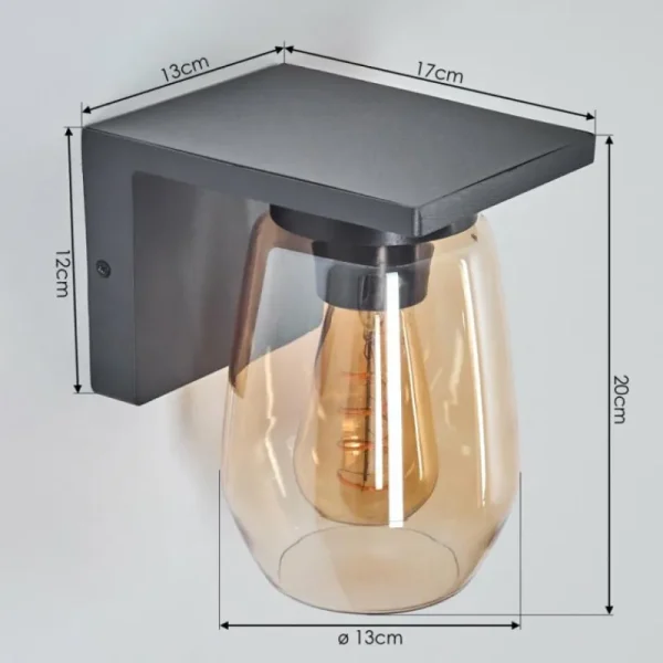 hofstein Applique murale d'extérieur Aquin Anthracite, 1 lumière* Lampes Modernes