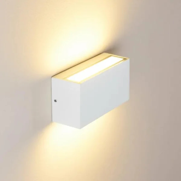hofstein Applique murale d'extérieur Duluth LED Blanc, 1 lumière* Lampes Modernes