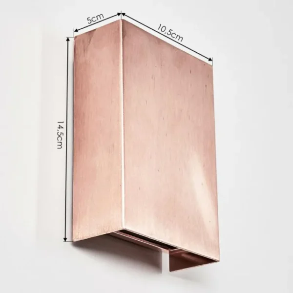 hofstein Applique murale d'extérieur Benin LED Cuivre, 1 lumière* Lampes Modernes
