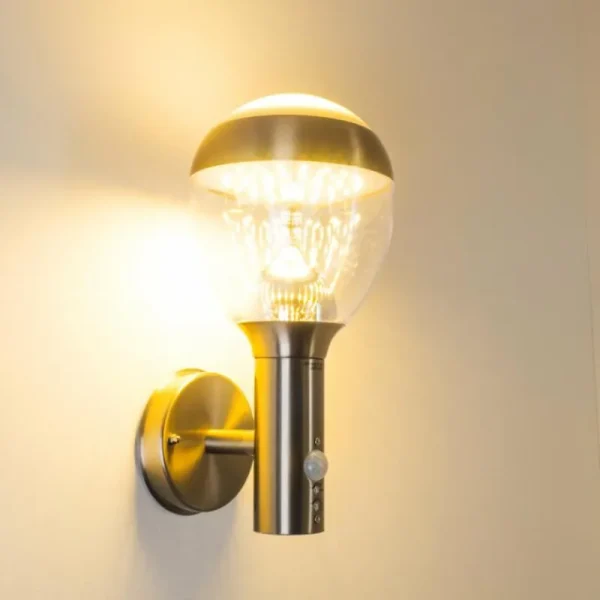 hofstein Applique murale d'extérieur CORDOVA LED Acier inoxydable, 1 lumière* Lampes Modernes