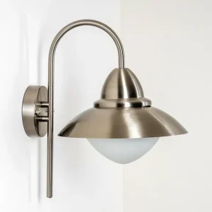 hofstein Applique murale d'extérieur Gielas Acier inoxydable, 1 lumière* Lampes Modernes