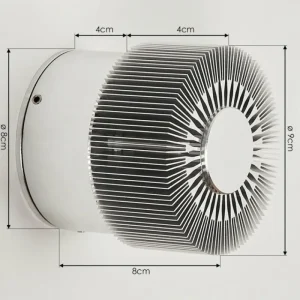 hofstein Applique murale d'extérieur Vilches LED Aluminium, Argenté, 1 lumière* Lampes Modernes