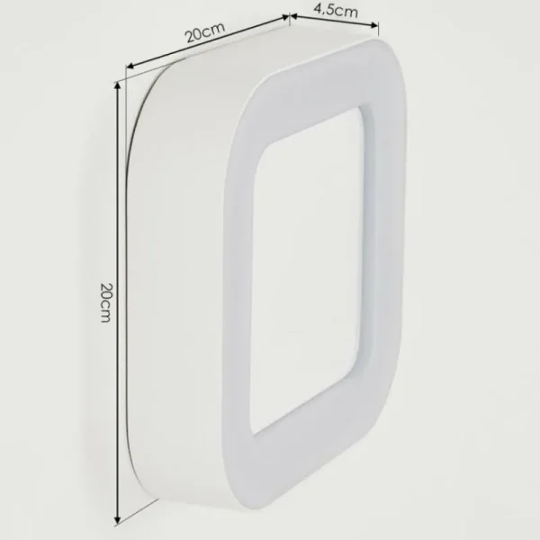 hofstein Applique murale d'extérieur Paleroo LED Blanc, 1 lumière* Lampes Modernes