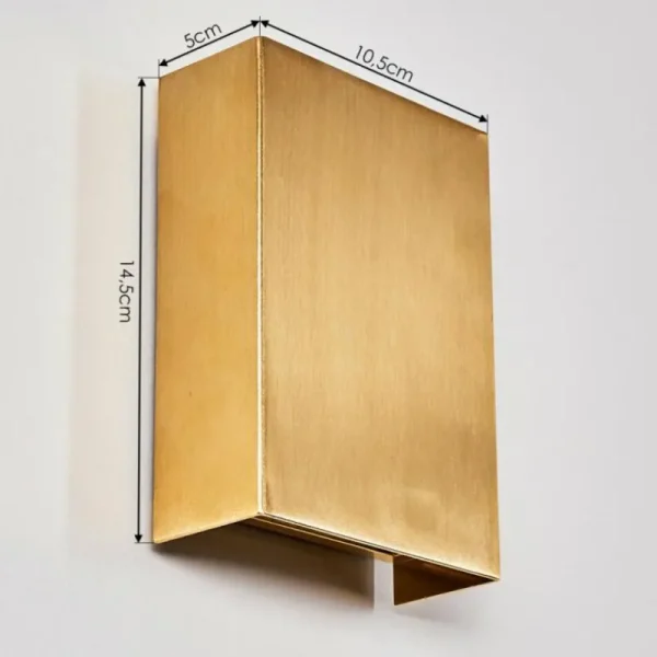 hofstein Applique murale d'extérieur Benin LED Laiton, 1 lumière* Lampes Modernes