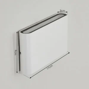 hofstein Applique murale d'extérieur Tammisaari LED Transparent, Blanc, 1 lumière* Lampes Modernes