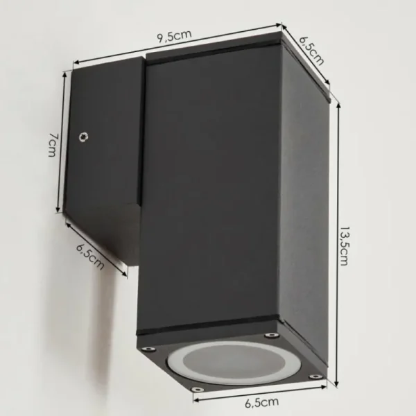 hofstein Applique murale d'extérieur Fletcher Anthracite, 1 lumière* Lampes Modernes
