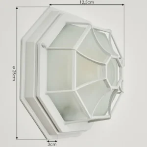 hofstein Applique murale d'extérieur Ibacache Blanc, 1 lumière* Lampes Modernes