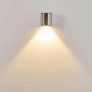 hofstein Applique murale d'extérieur Vano LED Acier inoxydable, 1 lumière* Lampes Modernes
