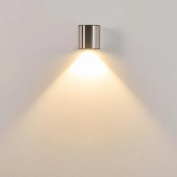 hofstein Applique murale d'extérieur Vano LED Acier inoxydable, 1 lumière* Lampes Modernes