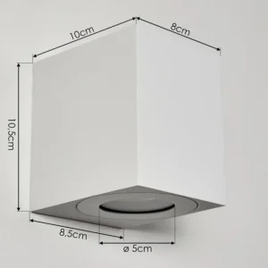 hofstein Applique murale d'extérieur Mora LED Blanc, 2 lumières* Lampes Modernes