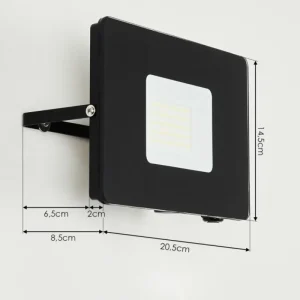 hofstein Applique murale d'extérieur Krokane LED Noir, Blanc, 1 lumière* Lampes Modernes