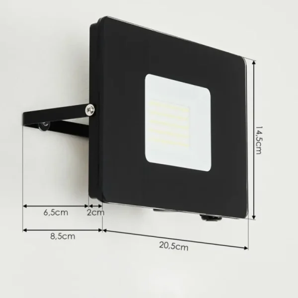 hofstein Applique murale d'extérieur Krokane LED Noir, Blanc, 1 lumière* Lampes Modernes