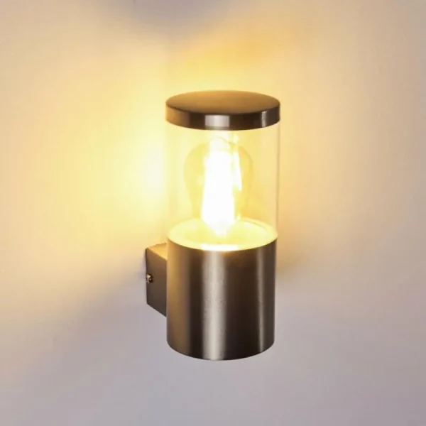 hofstein Applique murale d'extérieur Bodio Chrome, 1 lumière* Lampes Modernes