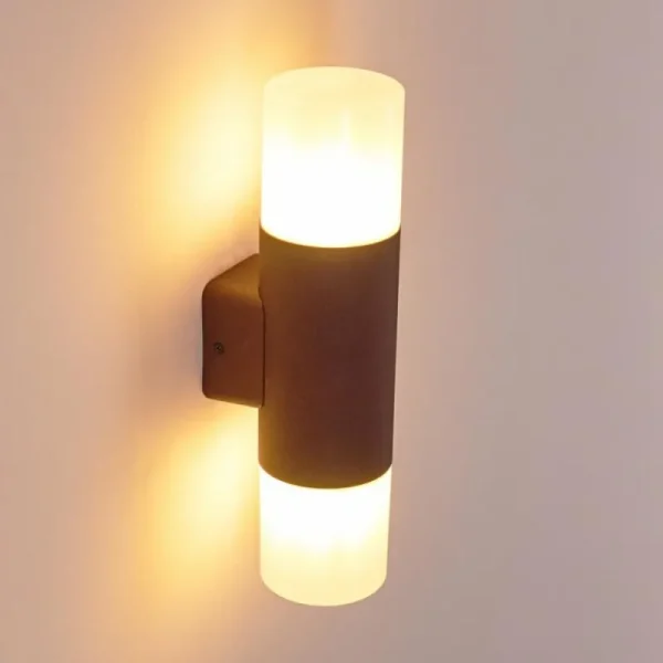 hofstein Applique murale d'extérieur Buhrkall Rouille, 2 lumières* Lampes Modernes