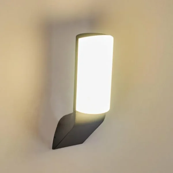 hofstein Applique murale d'extérieur Bovlund LED Noir, 1 lumière* Lampes Modernes
