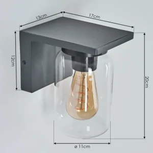 hofstein Applique murale d'extérieur Aquin Anthracite, 1 lumière* Lampes Modernes