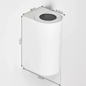 hofstein Applique murale d'extérieur Boda Blanc, 2 lumières* Lampes Modernes