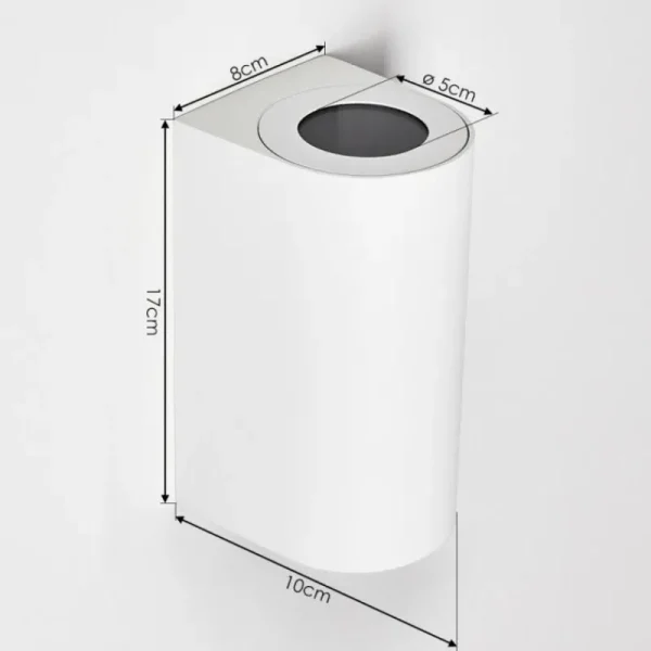 hofstein Applique murale d'extérieur Boda Blanc, 2 lumières* Lampes Modernes