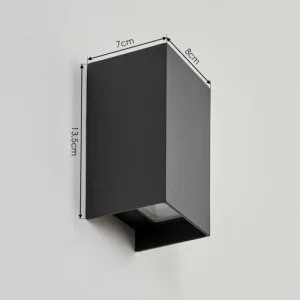 hofstein Applique murale d'extérieur Anobra LED Anthracite, 1 lumière* Lampes Modernes