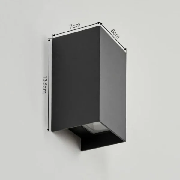hofstein Applique murale d'extérieur Anobra LED Anthracite, 1 lumière* Lampes Modernes