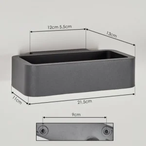 hofstein Applique murale d'extérieur Ekevik LED Anthracite, 1 lumière* Lampes Modernes