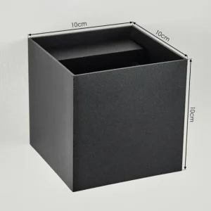hofstein Applique murale d'extérieur Tamarin LED Noir, 2 lumières* Lampes Modernes