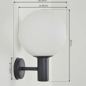 hofstein Applique murale d'extérieur Bubodefo Anthracite, 1 lumière* Lampes Modernes