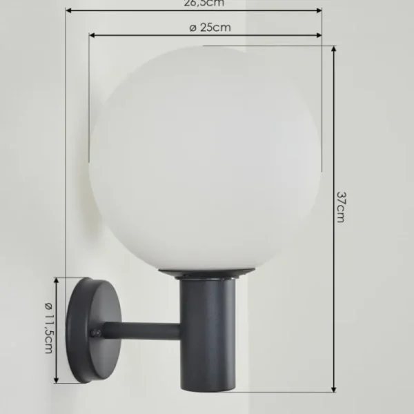 hofstein Applique murale d'extérieur Bubodefo Anthracite, 1 lumière* Lampes Modernes