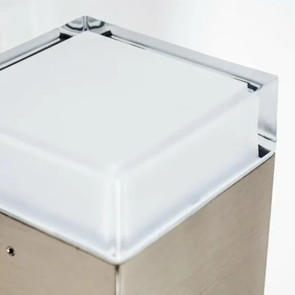 hofstein Applique murale d'extérieur Tibor LED Acier inoxydable, 2 lumières* Lampes Modernes