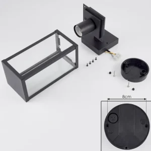 hofstein Applique murale d'extérieur Lapa Noir, 1 lumière* Lampes Modernes