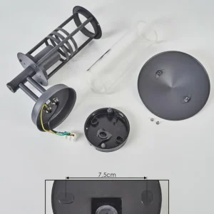 hofstein Applique murale d'extérieur Forli Anthracite, 1 lumière* Lampes Modernes