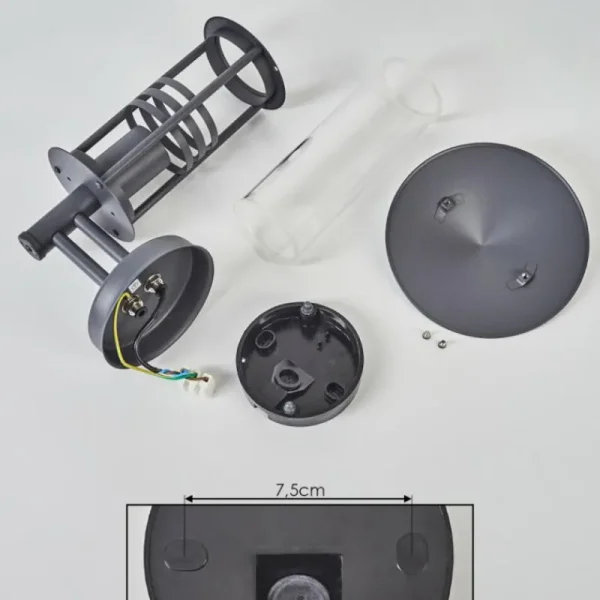 hofstein Applique murale d'extérieur Forli Anthracite, 1 lumière* Lampes Modernes