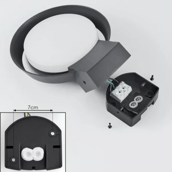 hofstein Applique murale d'extérieur Kelo LED Anthracite, 1 lumière* Lampes Modernes