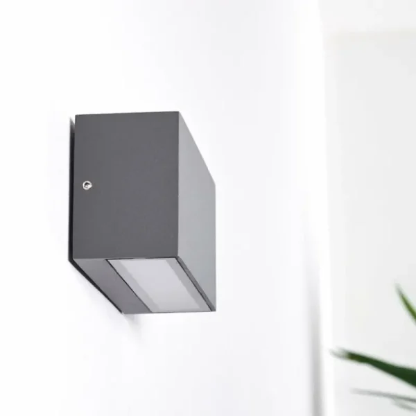 hofstein Applique murale d'extérieur Duluth LED Anthracite, 1 lumière* Lampes Modernes