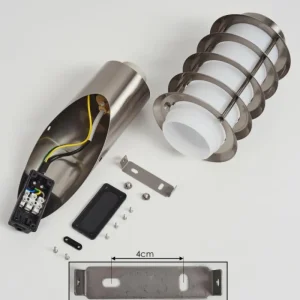 hofstein Applique murale d'extérieur Tunes Nickel mat, 1 lumière* Lampes Modernes