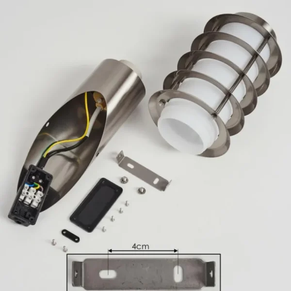 hofstein Applique murale d'extérieur Tunes Nickel mat, 1 lumière* Lampes Modernes